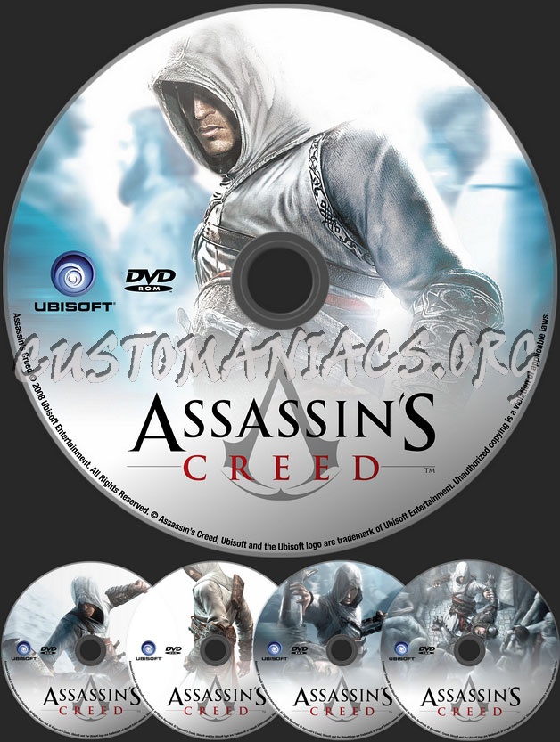 Assassin's Creed dvd label