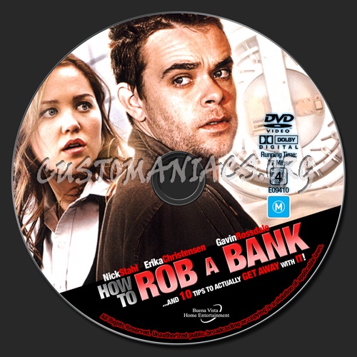 How To Rob A Bank dvd label