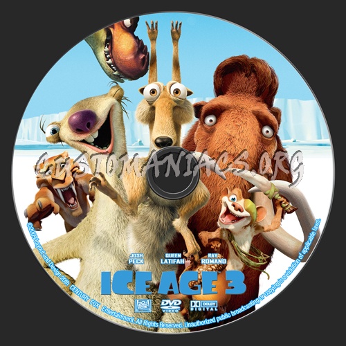 ice age 3 dvd label