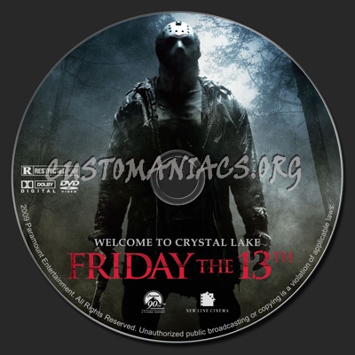 Friday the 13th 2009 dvd label