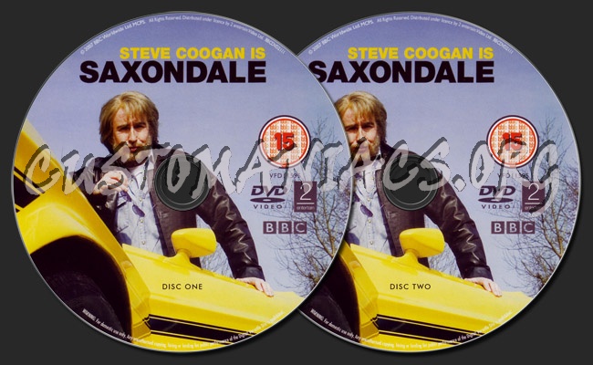 Saxondale Series 1 dvd label