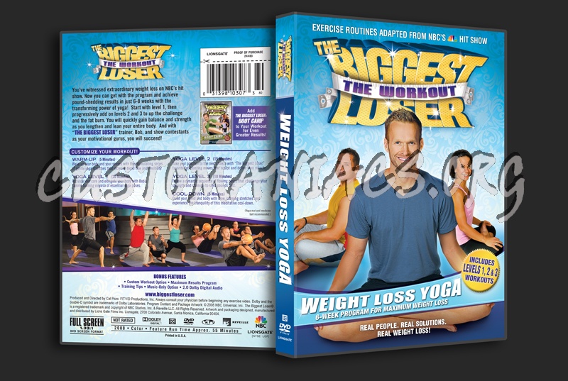 The Biggest Loser Weight Loss Yoga dvd cover