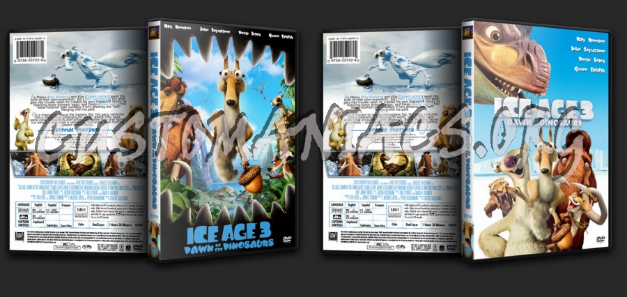 Ice Age 3 : Dawn Of The Dinosaurs dvd cover