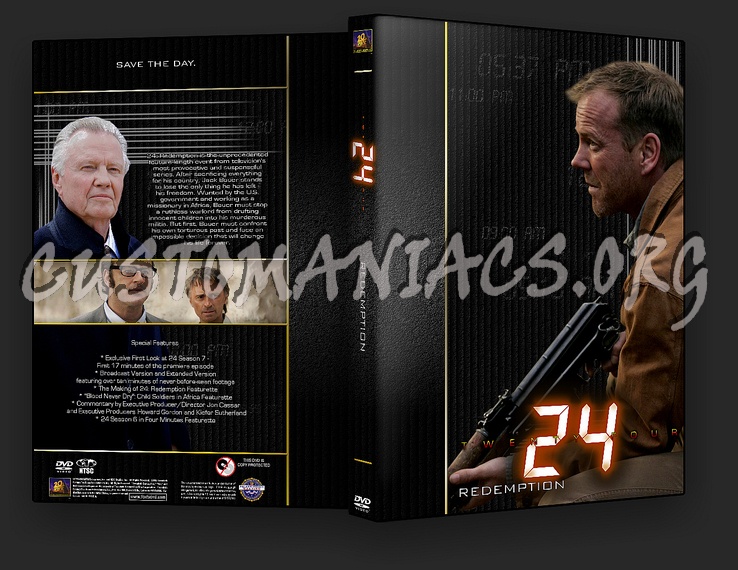 24 (Twenty Four) - Redemption - TV Collection dvd cover