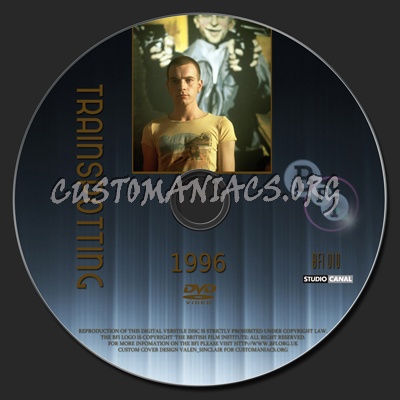 Trainspotting - The BFI Collection dvd label