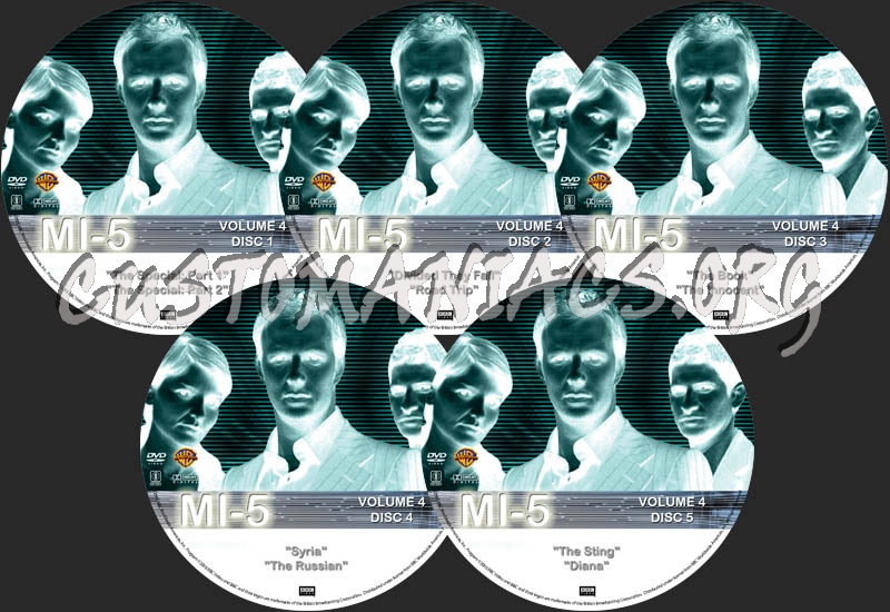 MI-5: Volume 4 dvd label