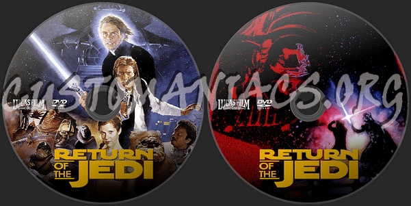 Star Wars: Return of the Jedi dvd label