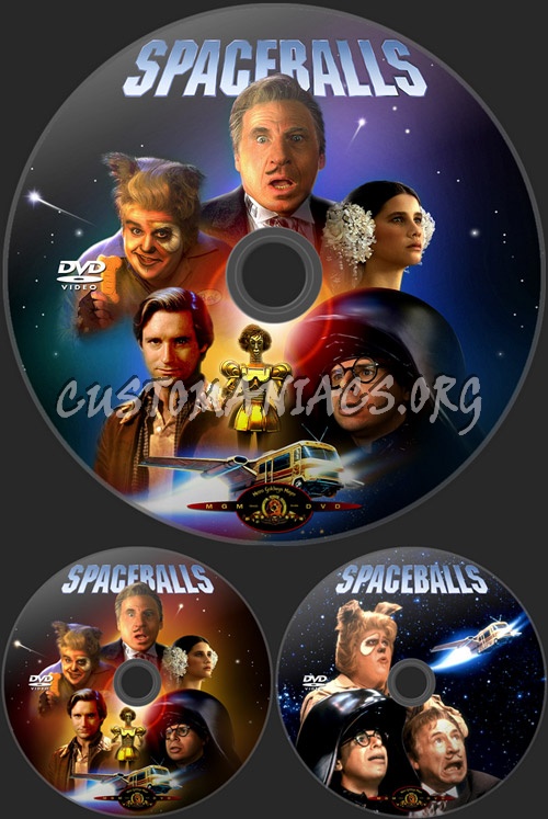 Spaceballs dvd label