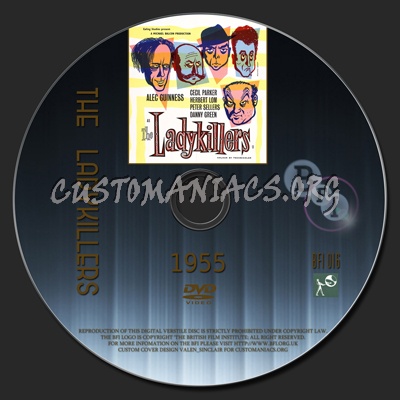 The Ladykillers - The BFI Collection dvd label