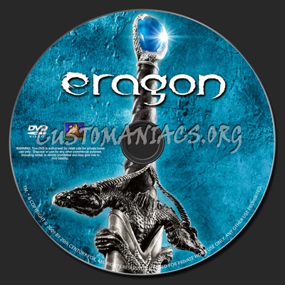 Eragon dvd label