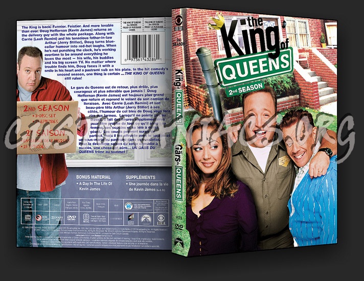 The King of Queens Seasons 1 - 3 dvd cover