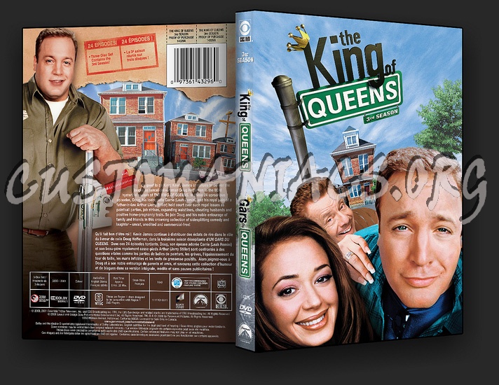 The King of Queens Seasons 1 - 3 dvd cover