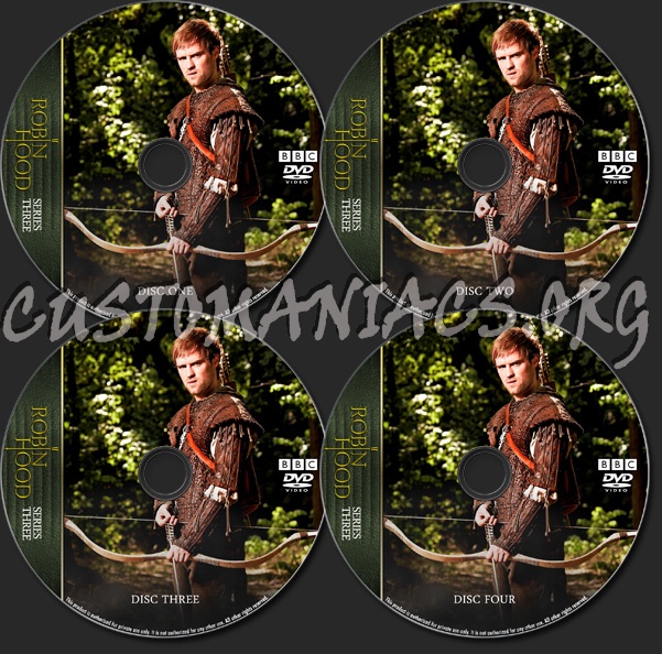 Robin Hood 06 Series Three Dvd Label Dvd Covers Labels By Customaniacs Id Free Download Highres Dvd Label