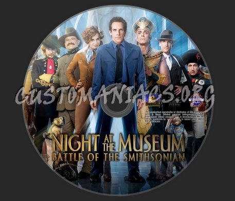 Night At The Museum: Battle Of The Smithsonian dvd label