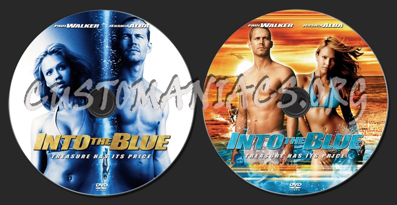 Into the Blue dvd label