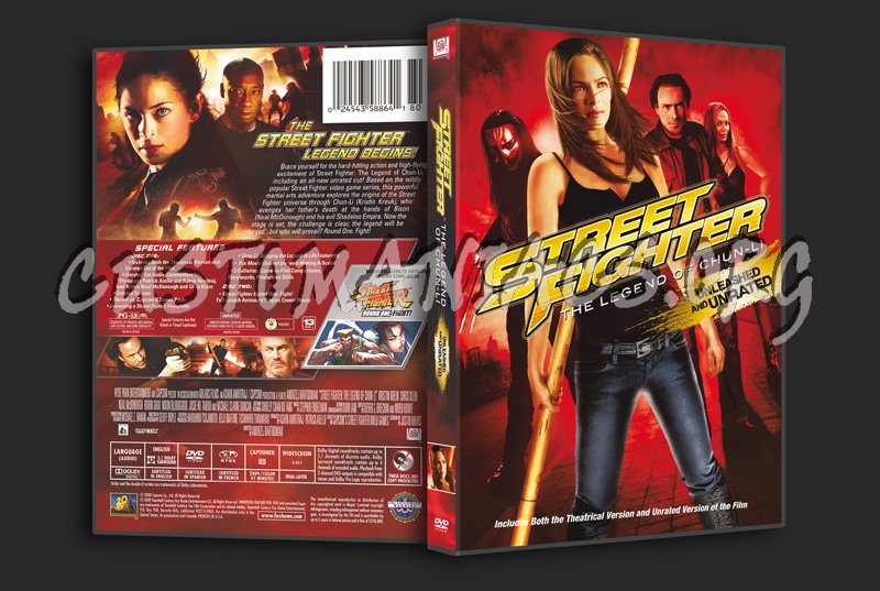 Street Fighter: The Legend of Chun-Li dvd cover