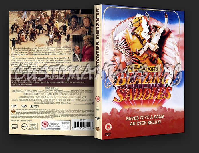 Blazing Saddles dvd cover