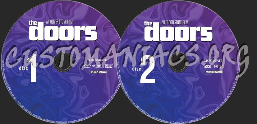 The Doors dvd label