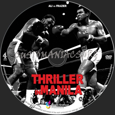 Thriller in Manila dvd label