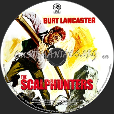 The Scalphunters dvd label