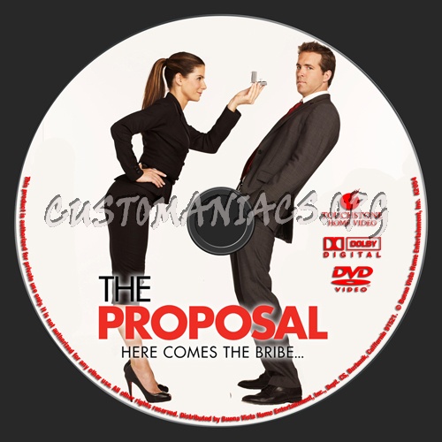 The Proposal dvd label