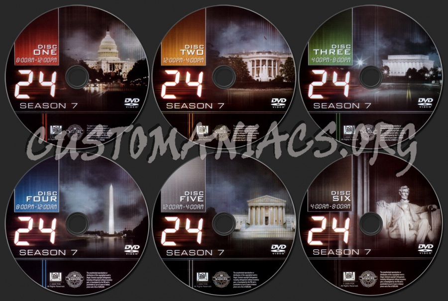 24 Season 7 dvd label