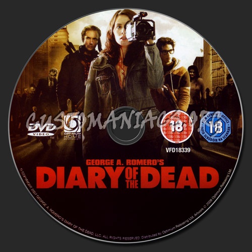 Diary of the Dead dvd label