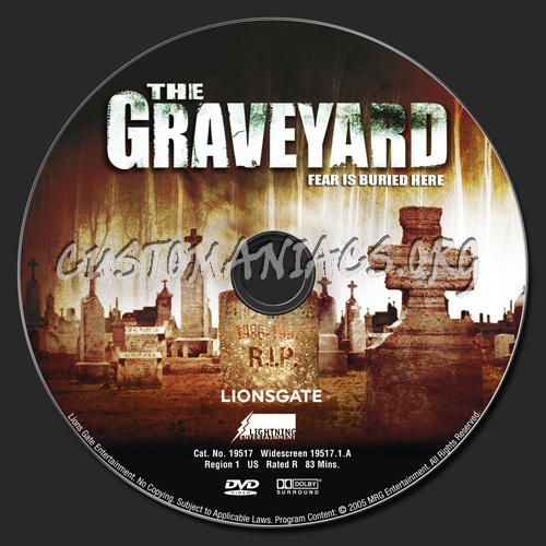 The Graveyard dvd label