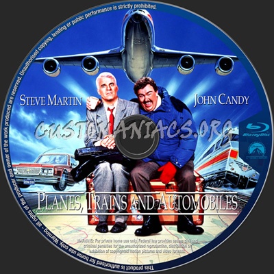 Planes Trains and Automobiles blu-ray label