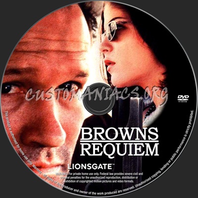 Browns Requiem dvd label