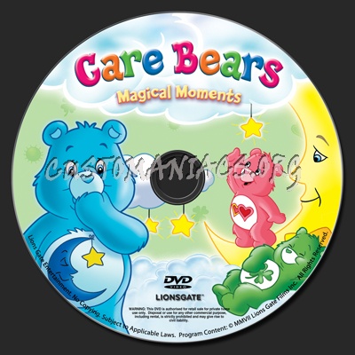 Care Bears Magical Moments dvd label