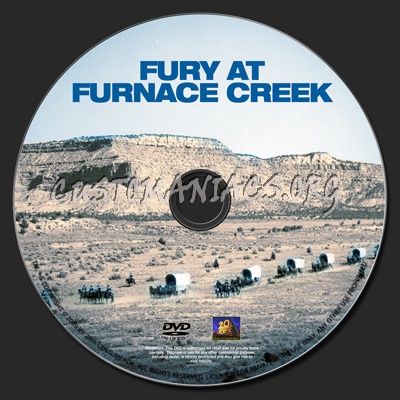 Fury At Furnace Creek dvd label