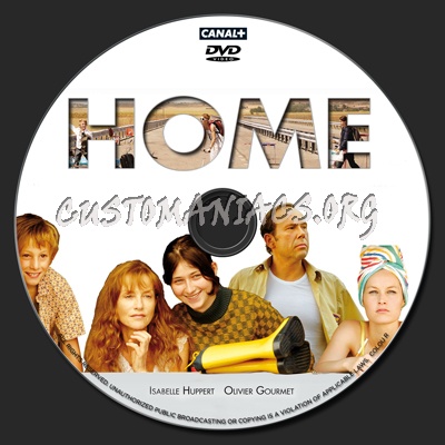 Home dvd label