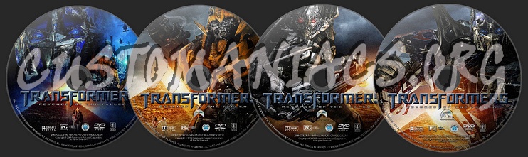 Transformers The Revenge Of The Fallen dvd label