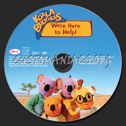 The Koala Brothers We're Here to Help! dvd label