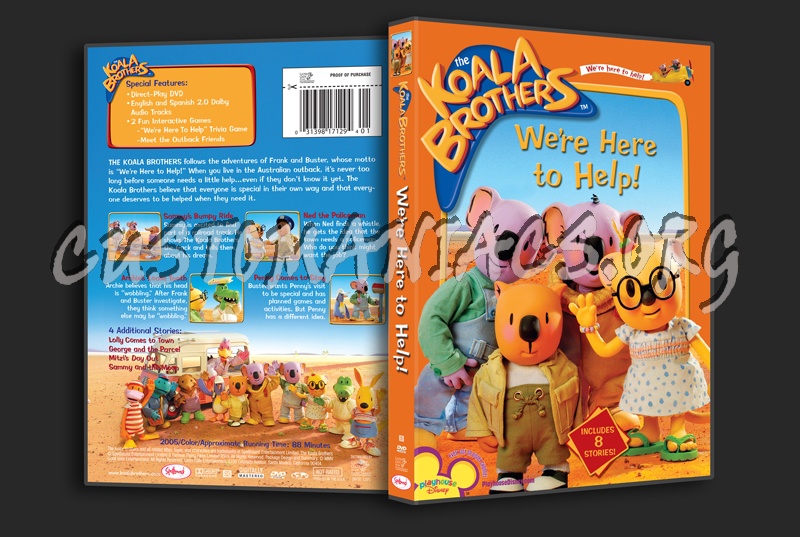 The Koala Brothers We're Here to Help! dvd cover