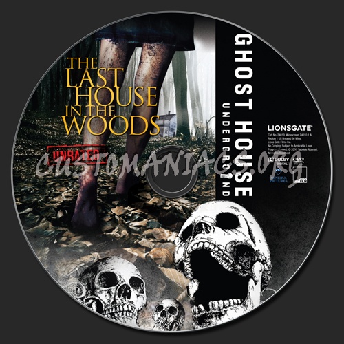 The Last House in the Woods dvd label