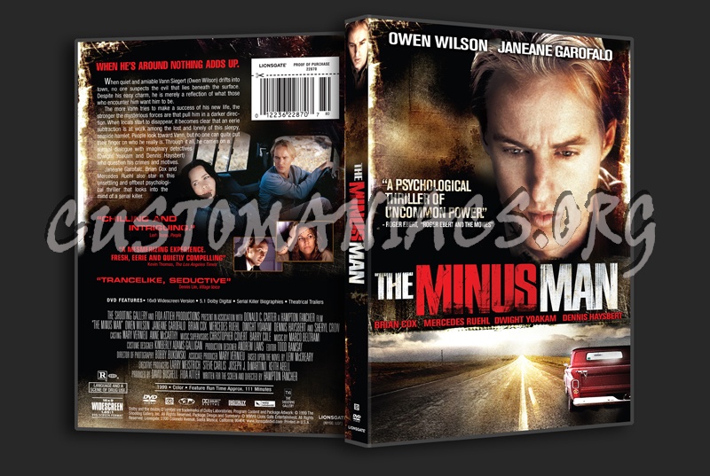 The Minus Man dvd cover