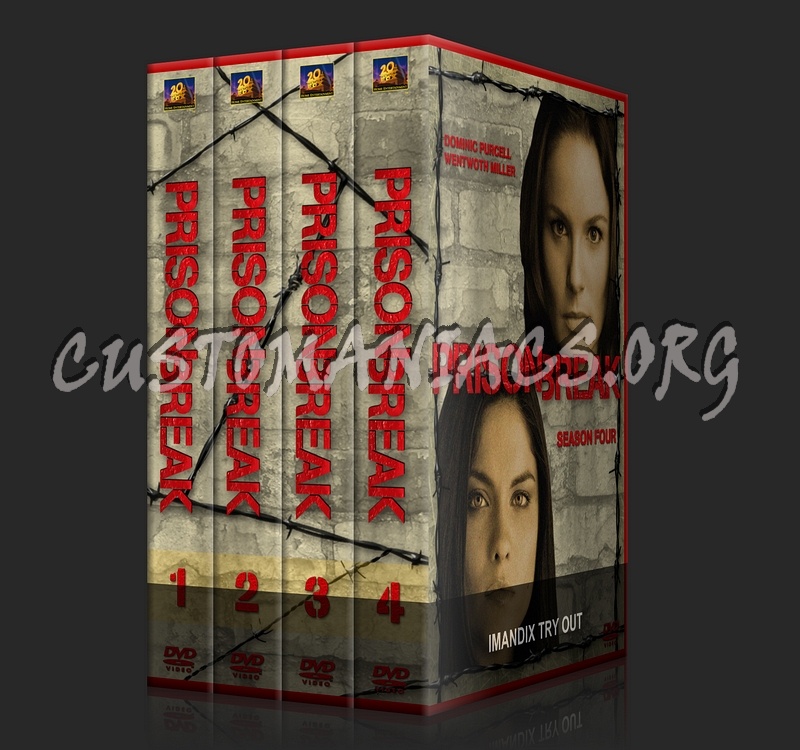 Prison Break S1-S4 dvd cover