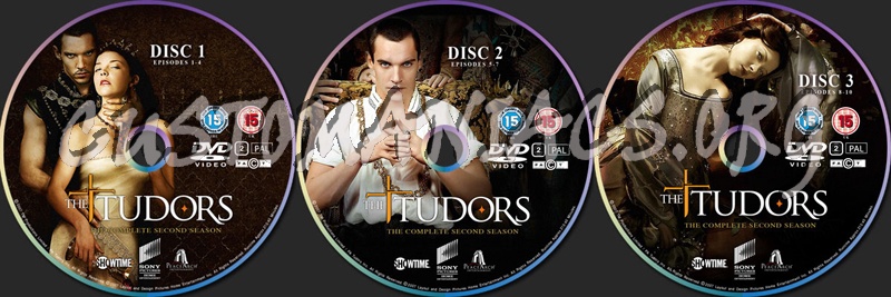 The Tudors Season 2 dvd label