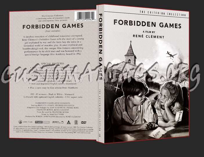 318 - Forbidden Games dvd cover