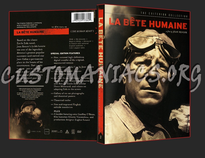 324 - La bte humaine dvd cover