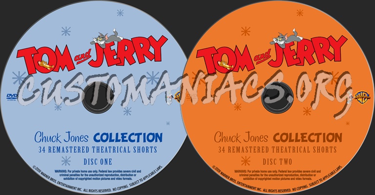 Tom and Jerry The Chuck Jones Collection dvd label