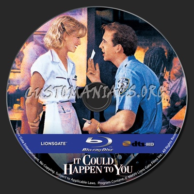 It Could Happen To You blu-ray label