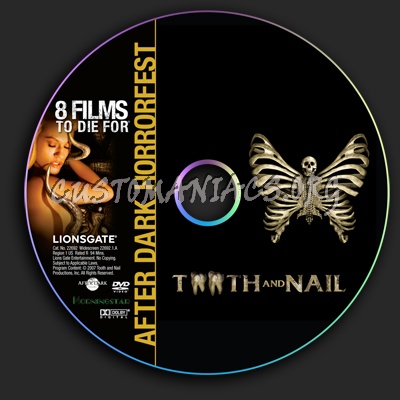 Tooth and Nail dvd label