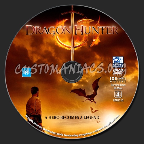 Dragon Hunter dvd label