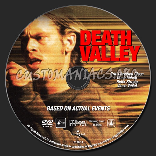 Death Valley dvd label