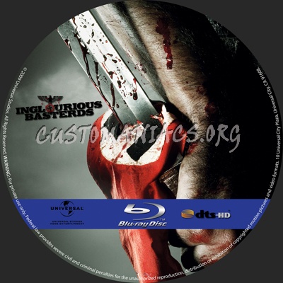 Inglourious Basterds blu-ray label