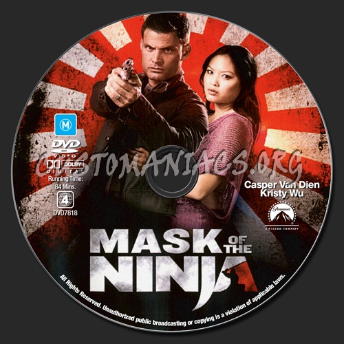 Mask Of The Ninja dvd label