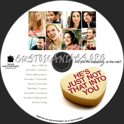 He's Just Not That Into You dvd label